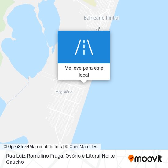Rua Luiz Romalino Fraga mapa