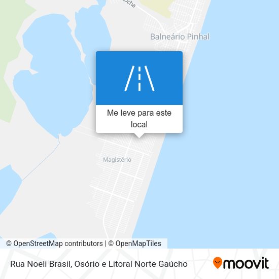 Rua Noeli Brasil mapa