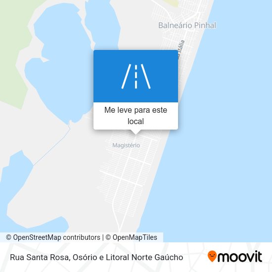 Rua Santa Rosa mapa