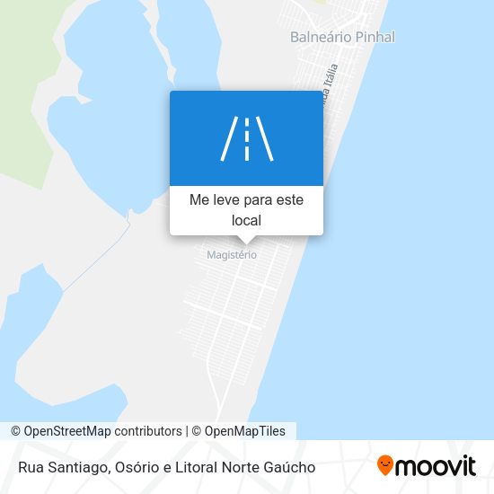 Rua Santiago mapa