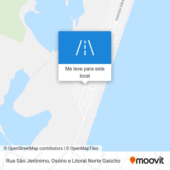 Rua São Jerônimo mapa