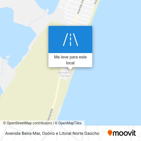 Avenida Beira-Mar mapa