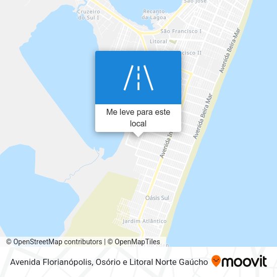 Avenida Florianópolis mapa
