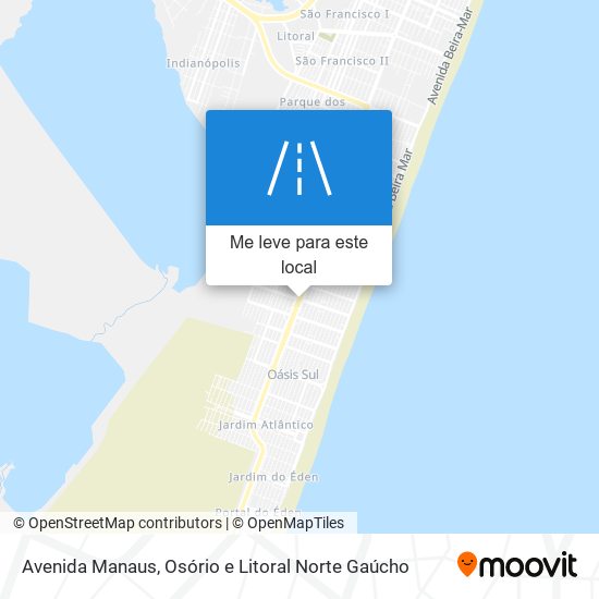 Avenida Manaus mapa