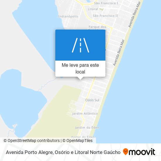 Avenida Porto Alegre mapa