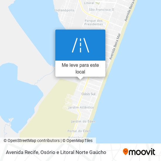 Avenida Recife mapa