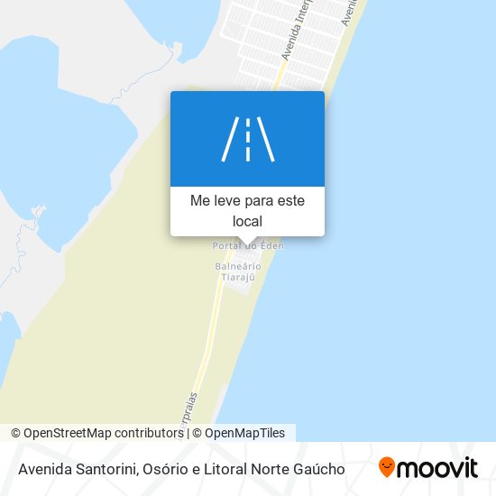 Avenida Santorini mapa