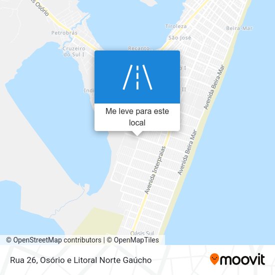 Rua 26 mapa