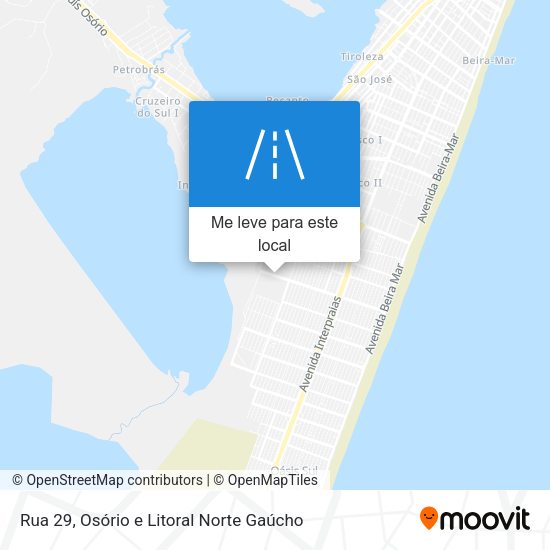 Rua 29 mapa