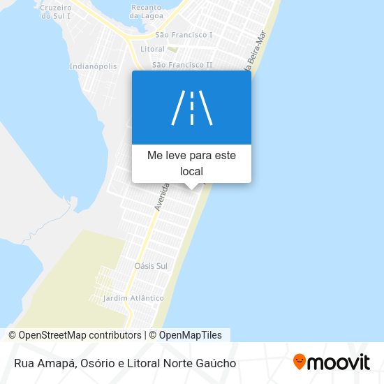 Rua Amapá mapa