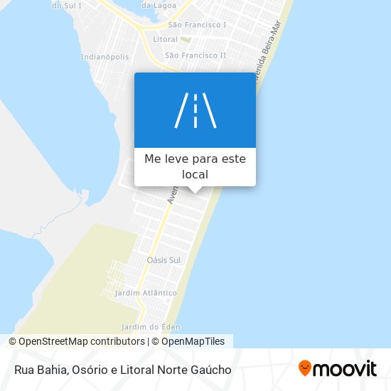 Rua Bahia mapa