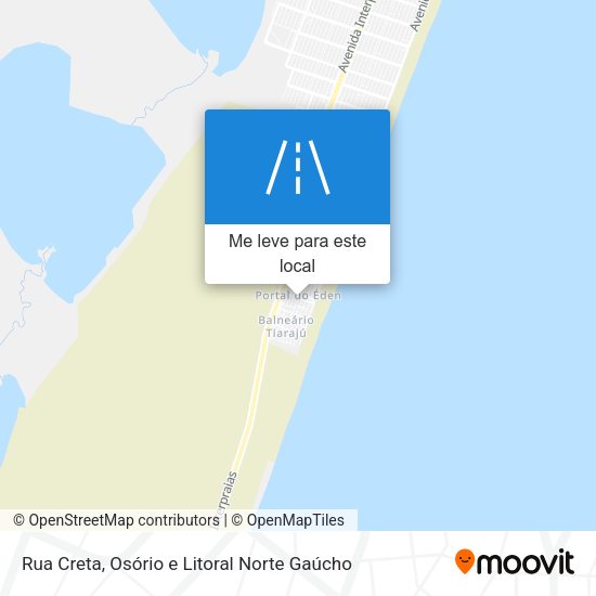 Rua Creta mapa