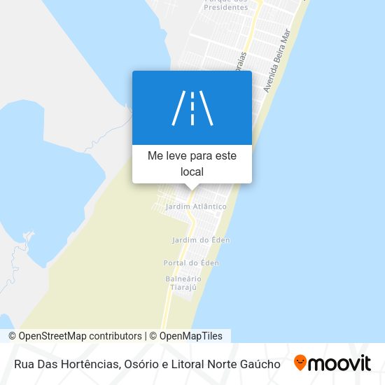 Rua Das Hortências mapa