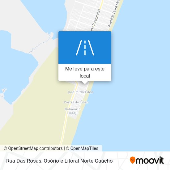 Rua Das Rosas mapa