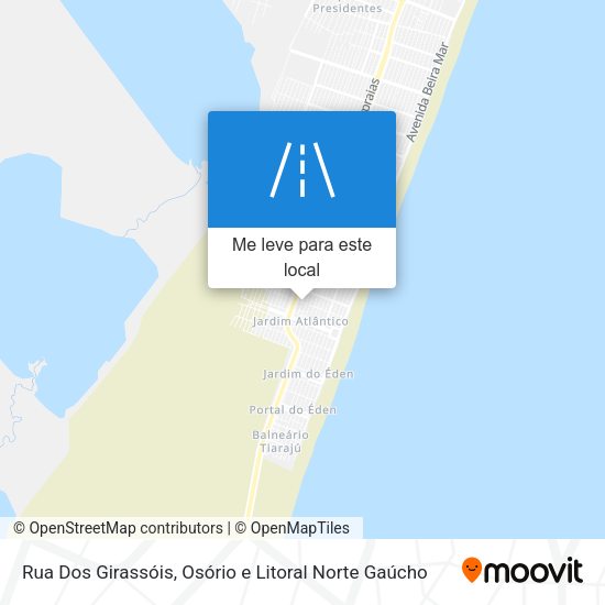 Rua Dos Girassóis mapa