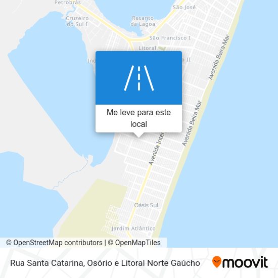 Rua Santa Catarina mapa