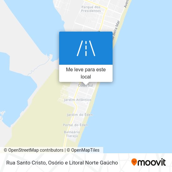 Rua Santo Cristo mapa