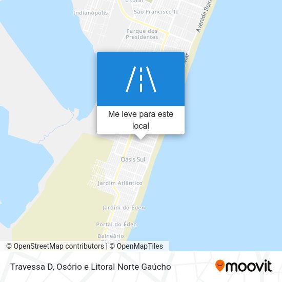 Travessa D mapa