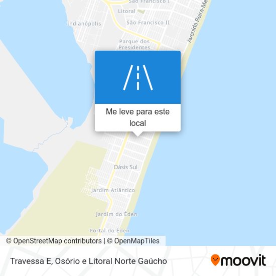Travessa E mapa