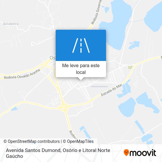 Avenida Santos Dumond mapa
