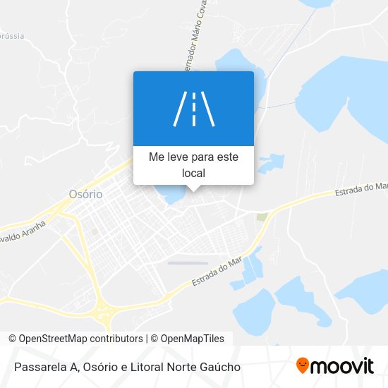 Passarela A mapa