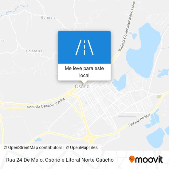 Rua 24 De Maio mapa