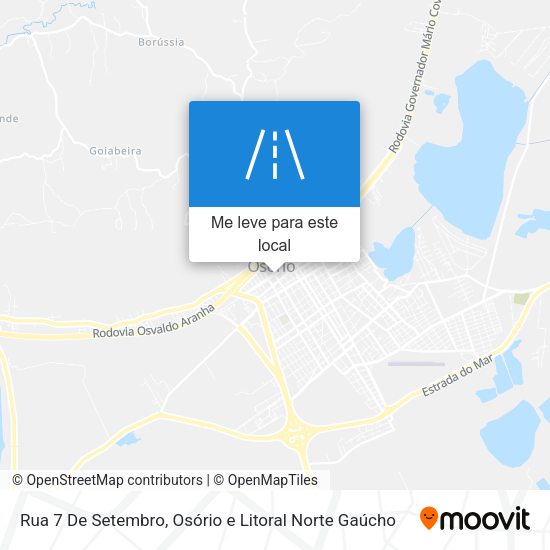 Rua 7 De Setembro mapa