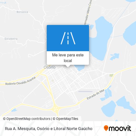 Rua A. Mesquita mapa