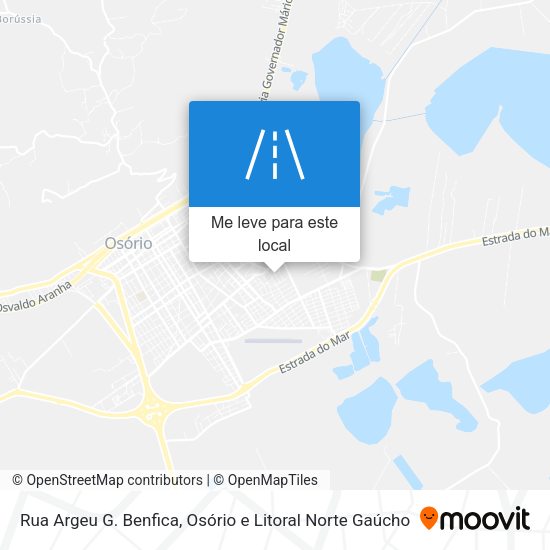 Rua Argeu G. Benfica mapa