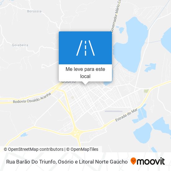 Rua Barão Do Triunfo mapa