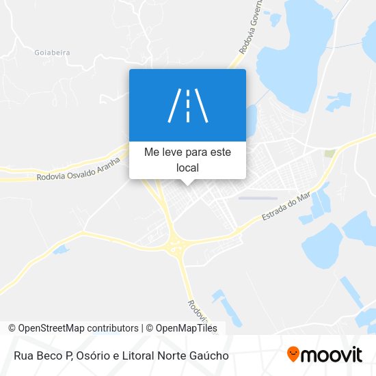 Rua Beco P mapa