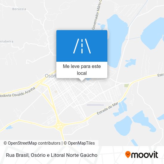 Rua Brasil mapa
