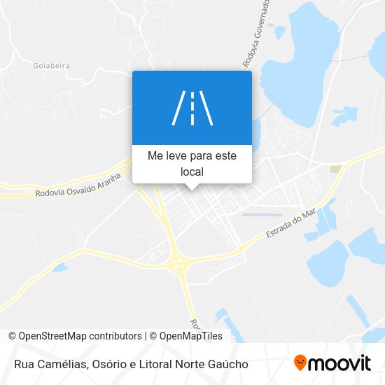 Rua Camélias mapa