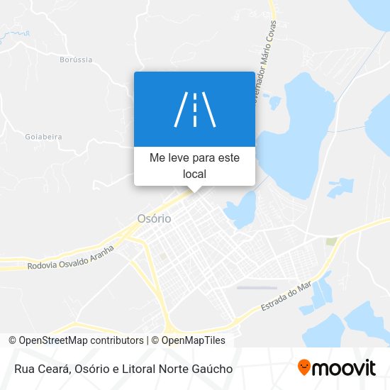 Rua Ceará mapa