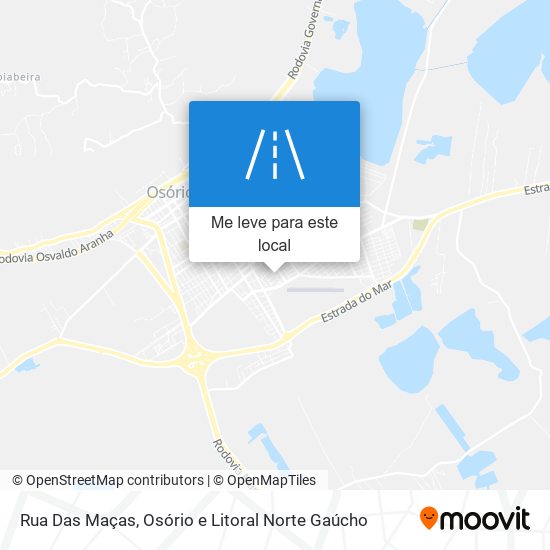 Rua Das Maças mapa