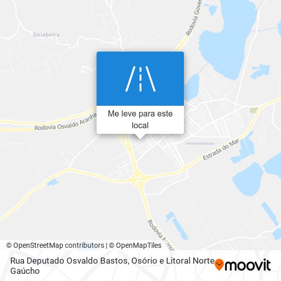 Rua Deputado Osvaldo Bastos mapa