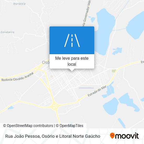 Rua João Pessoa mapa
