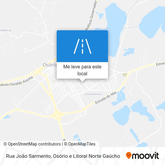 Rua João Sarmento mapa