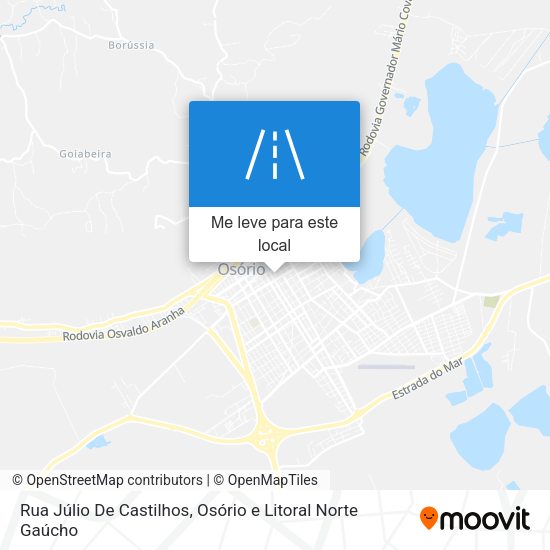 Rua Júlio De Castilhos mapa