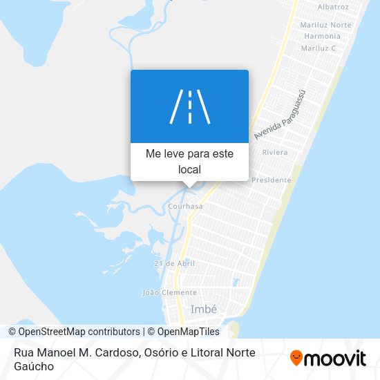 Rua Manoel M. Cardoso mapa