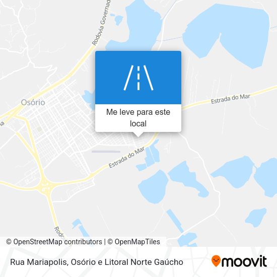 Rua Mariapolis mapa