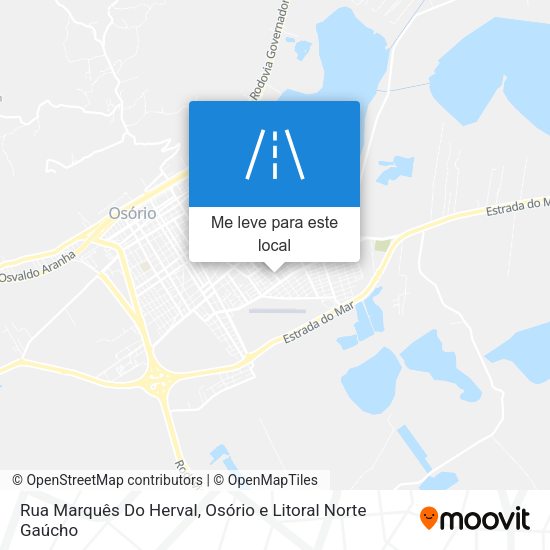 Rua Marquês Do Herval mapa
