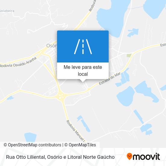 Rua Otto Liliental mapa