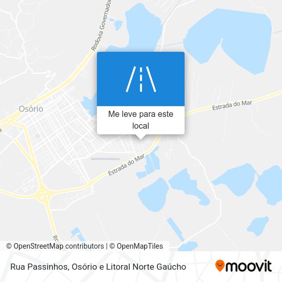 Rua Passinhos mapa