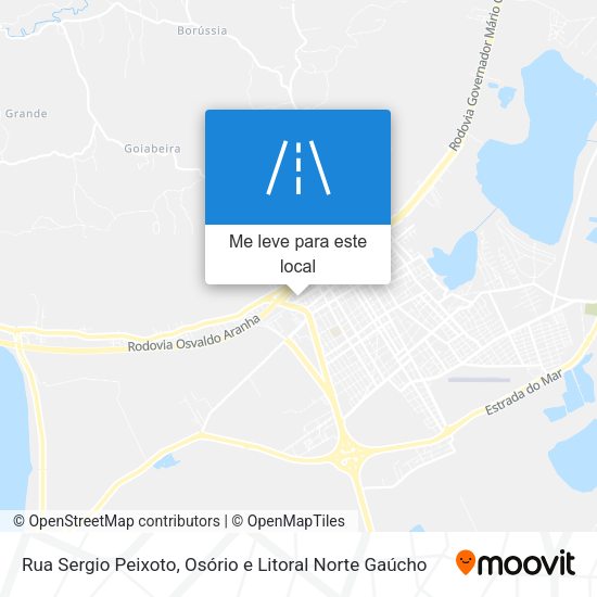 Rua Sergio Peixoto mapa