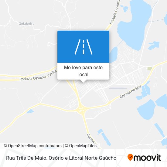 Rua Três De Maio mapa