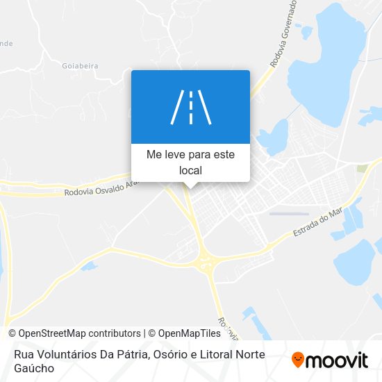 Rua Voluntários Da Pátria mapa