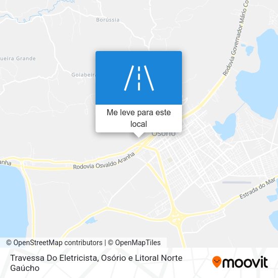 Travessa Do Eletricista mapa