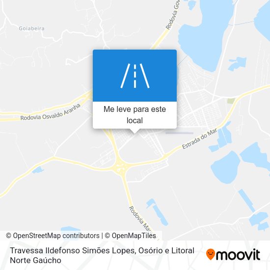 Travessa Ildefonso Simões Lopes mapa
