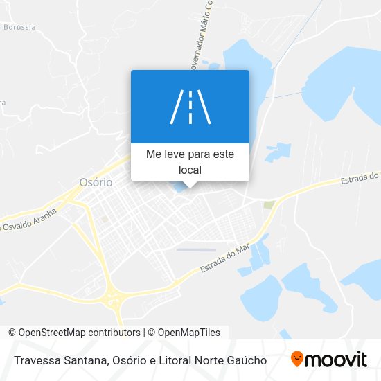 Travessa Santana mapa